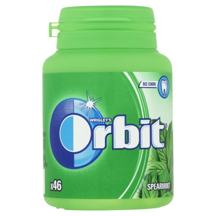 Orbit Spearmint Dóza 6x64g