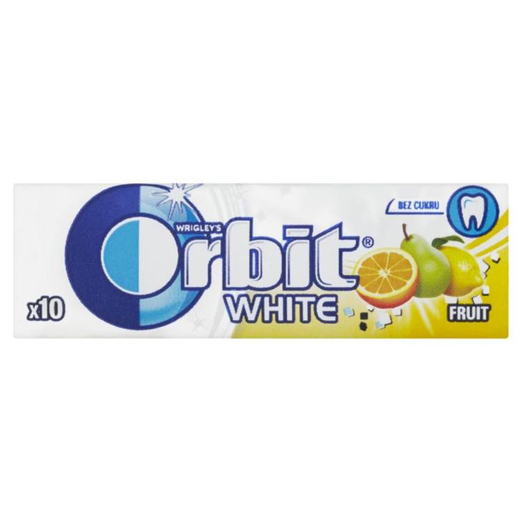 Orbit White Fruit 30x14g CZ