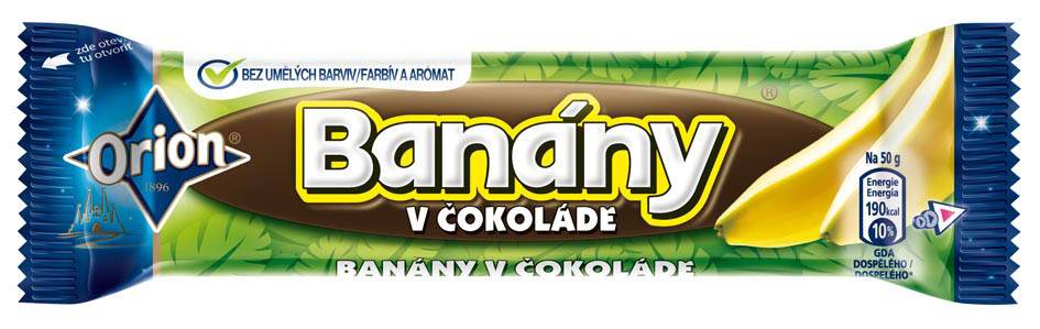 Orion Banány V Čokoladě 45g