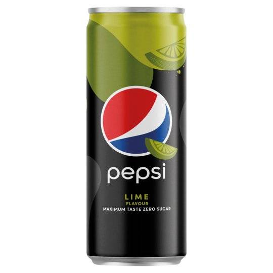 PC Pepsi Cola Lime PLECH  0,33l