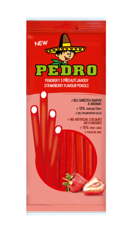 Pedro Jahodové Pendreky 80g