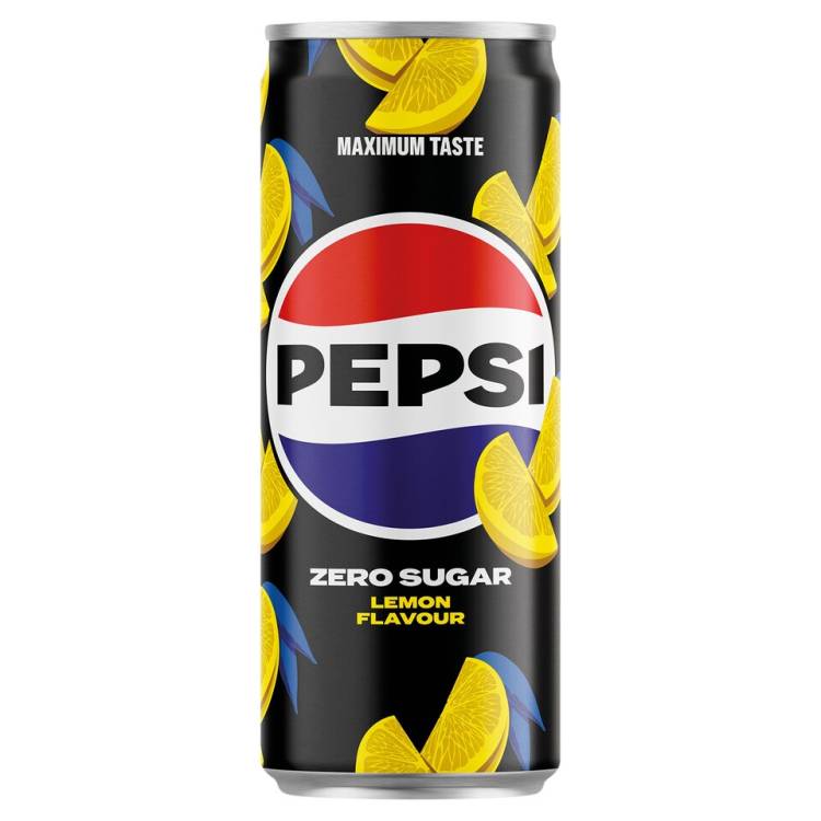 Pepsi Cola Lemon Sugar Zero PLECH 0,33l