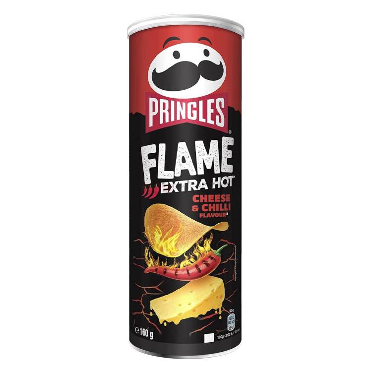 Pringles Flame Cheese Chilli 160g