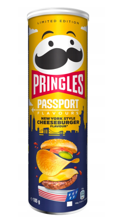 Pringles Passport Cheeseburger 165g