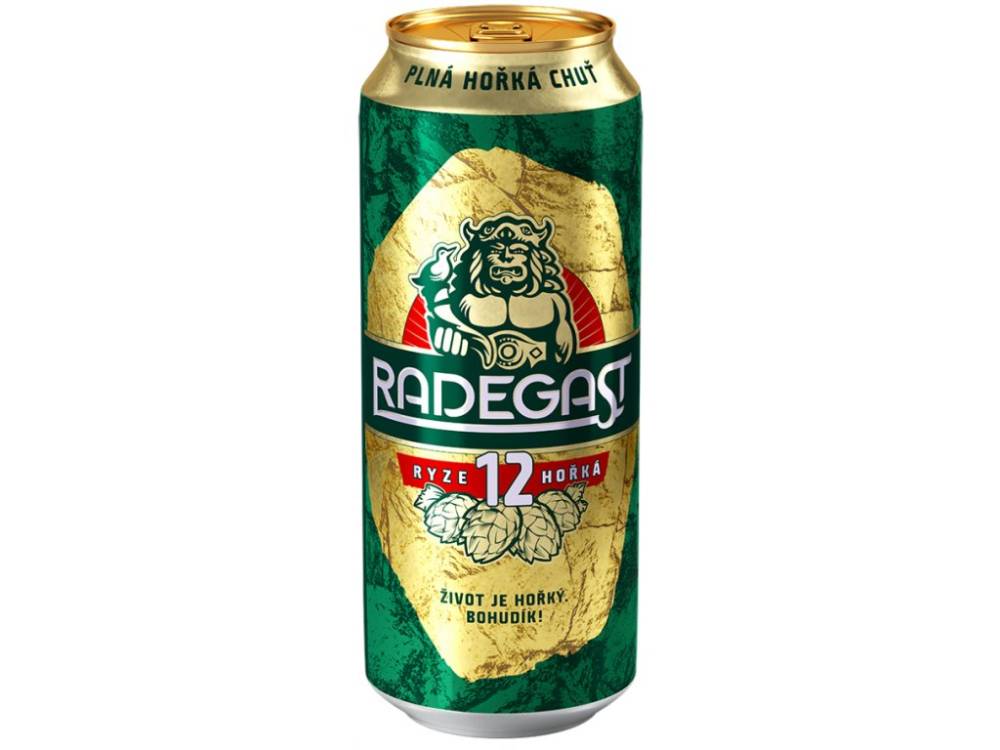 Radegast 12° PLECH 0,5l