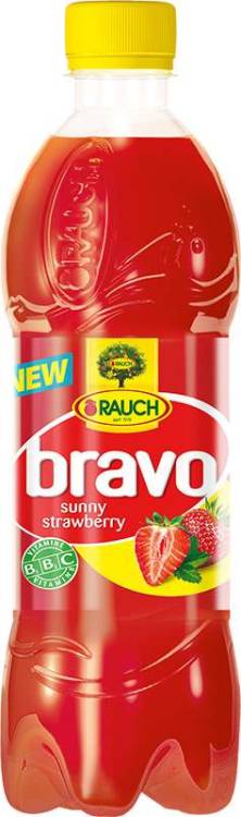 Rauch Bravo Sunny Jahoda 0,5l