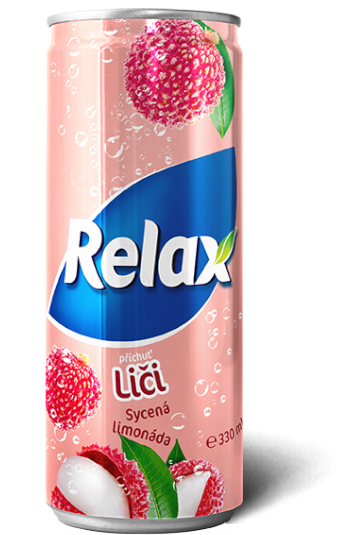 Relax Liči PLECH 0,33l