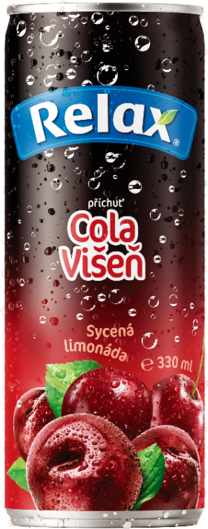 Relax Limonáda Cola Višeň 0,33l