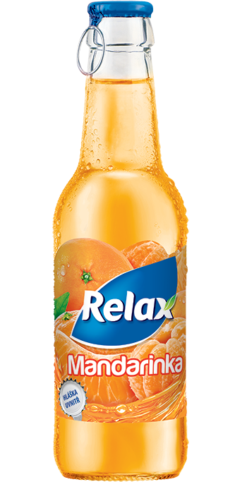 Relax Mandarinka SKLO 0,25l