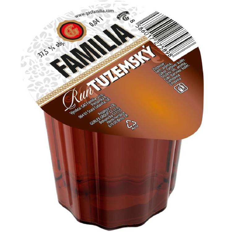Rum Familia Tuzemský 37,5% 0,04l