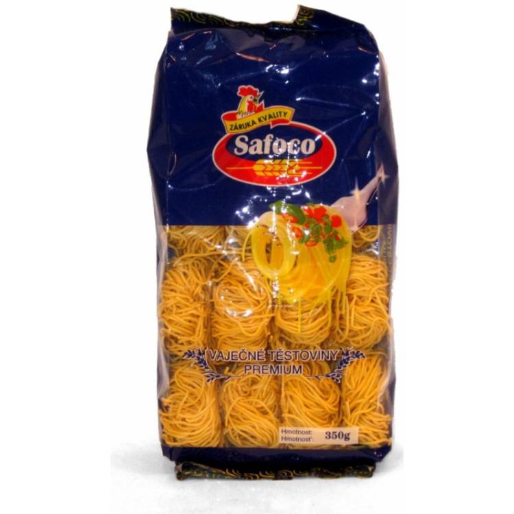 Safoco Hnízda Vaječné Nudle Premium 500g