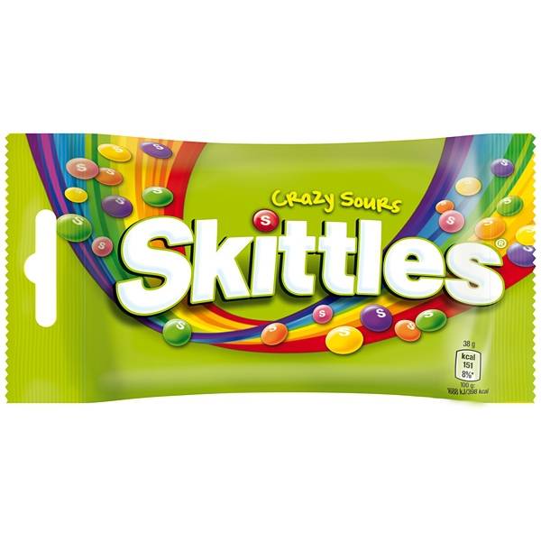 Skittles Crazy Sours Green 38g