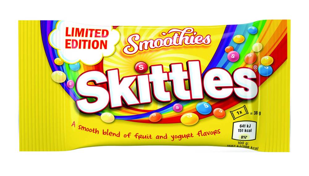 Skittles Smoothies Yellow 38g