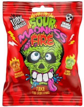 Sour Madness Crush Fire Bonbóny 60g