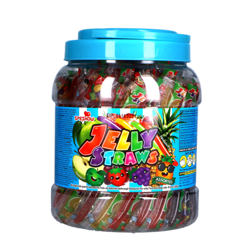 Speshow Jelly Straw Assorted 1400g