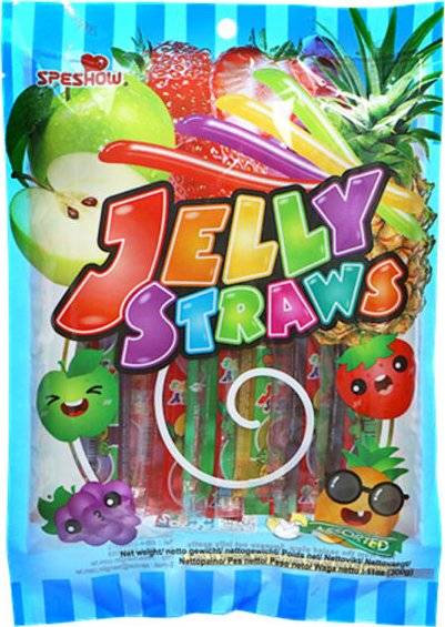Speshow Jelly Straw Assorted 300g