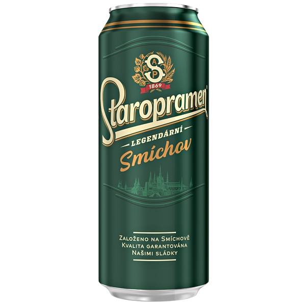 Staropramen 10° PLECH 0,5l