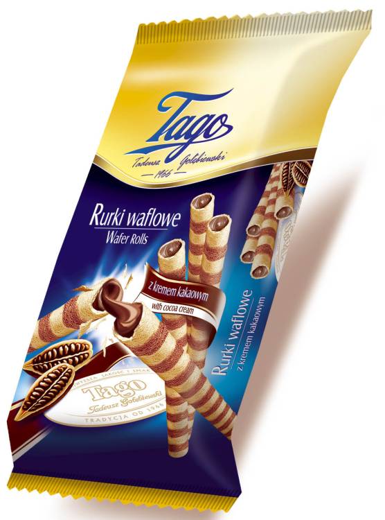 TAGO Vaflové Trubičky Kakao 150g