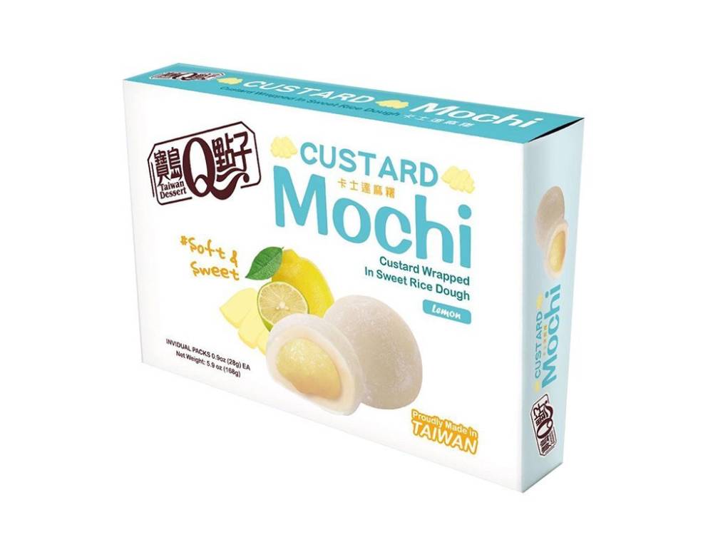 Taiwan Dessert Mochi Custard Lemon 168g