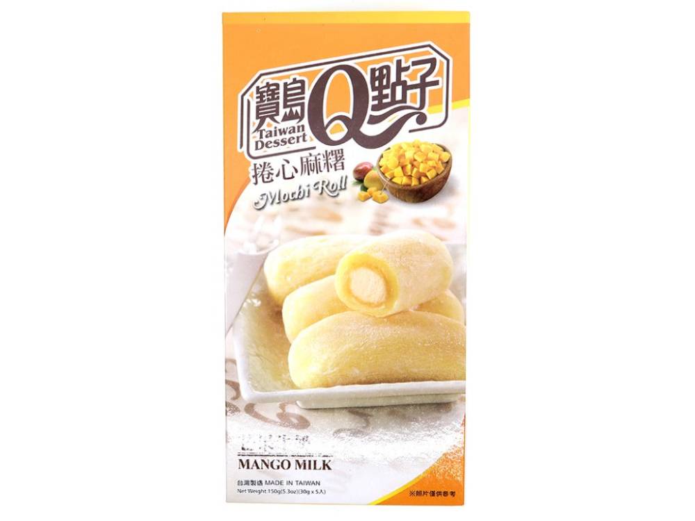 Taiwan Dessert Mochi Roll Mango Milk 150g