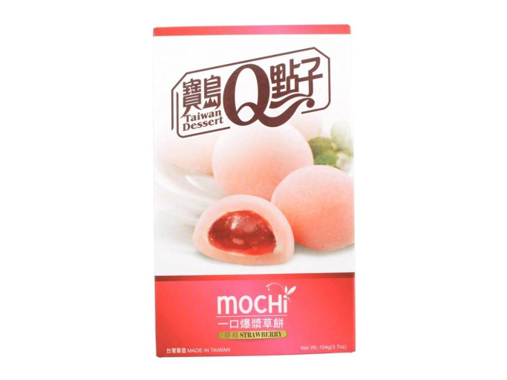 Taiwan Dessert Mochi Strawberry 104g