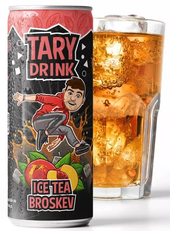 Tary Drink Ledový Čaj Broskev 0,25l