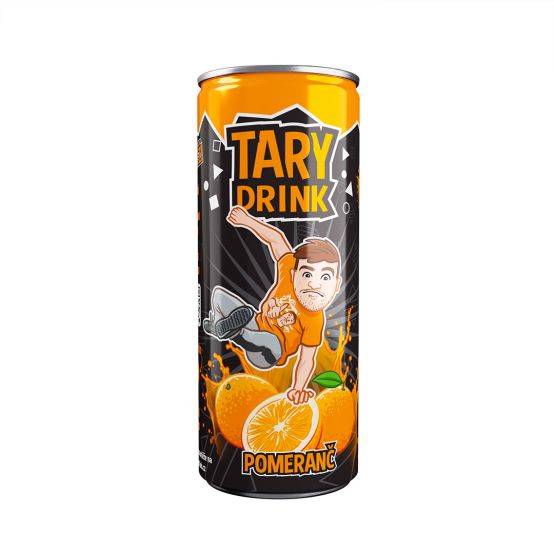 Tary Drink Limonáda Pomeranč 0,25l
