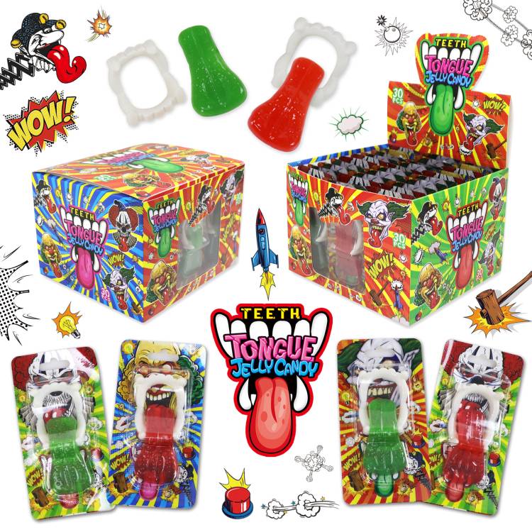 Teeth Tongue Jelly Candy 30x6g