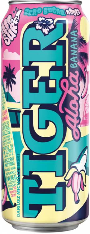 Tiger Aloha Banana 0,5l