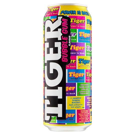 Tiger Bubble Gum 0,5l