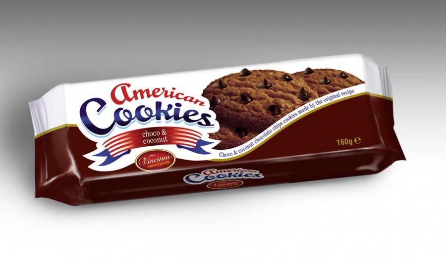 Vincinni American Cookies Choco Coconut 160g