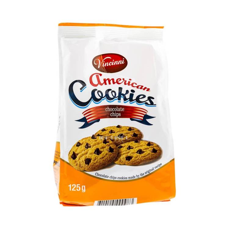 Vincinni American Cookies Chocolate Chips 125g