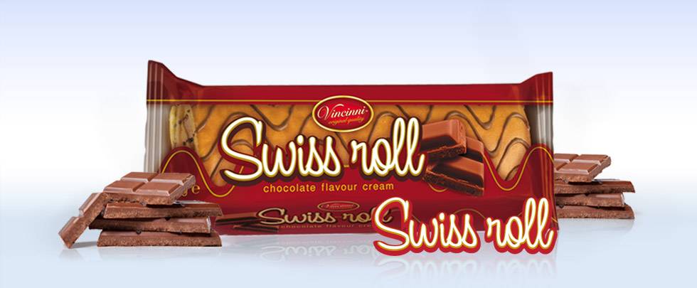 Vincinni Swiss Roll Chocolade 150g