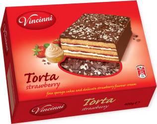 Vincinni Torta Strawberry 400g