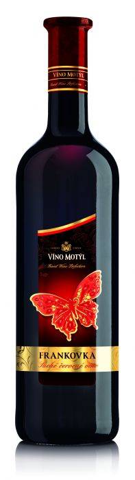 Víno Motýl Frankovka 0,75l