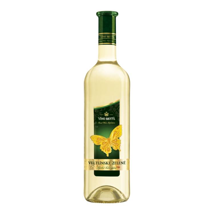 Víno Motýl Veltlínské Zelené 0,75l