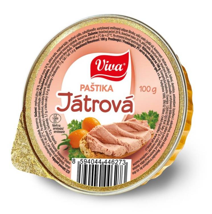 VIVA Játrová Paštika 20x100g