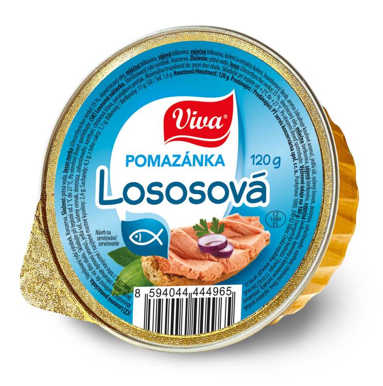 VIVA Lososová Pomazánka 16x120g