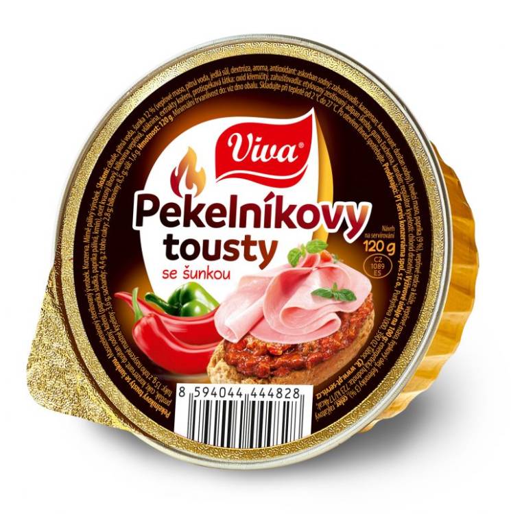 VIVA Pekelníkovy Tousty Se Šunkou 16x120g