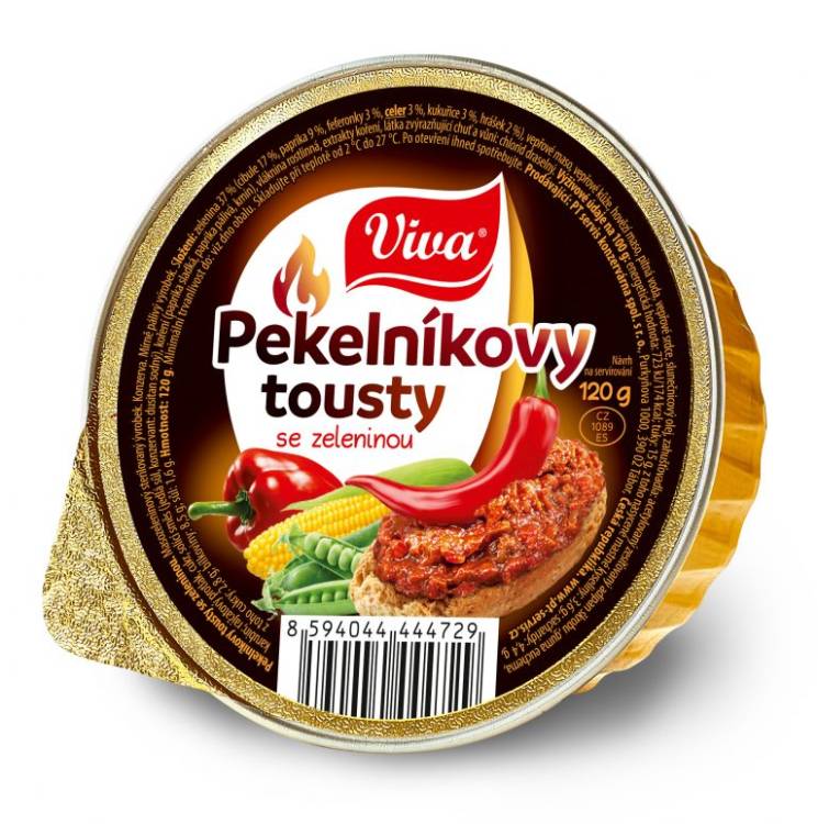 VIVA Pekelníkovy Tousty Se Zeleninou 16x120g