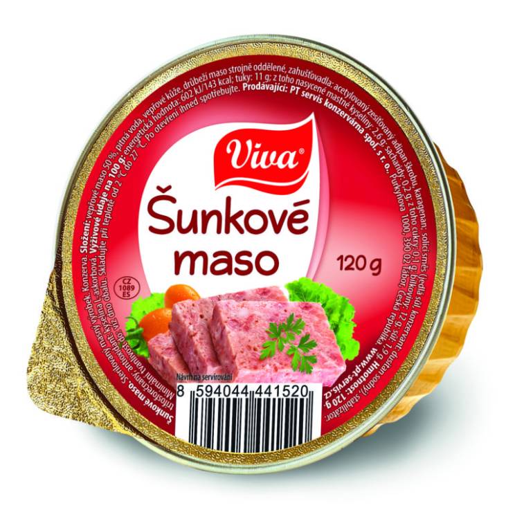 VIVA Šunkové Maso 16x120g