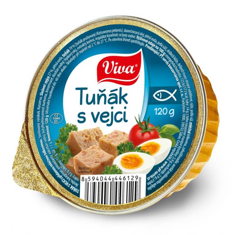 VIVA Tuňák S Vejci 16x120g