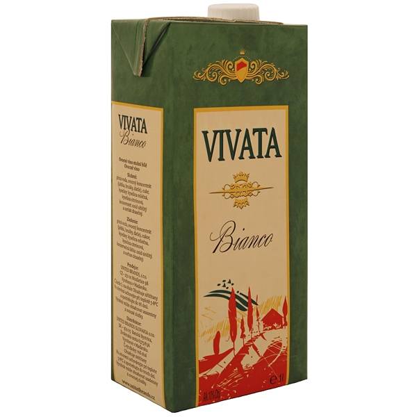 Vivata Tetrapack Ovocné Bílé 1l