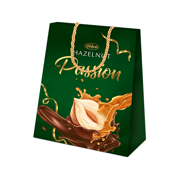 Vobro Pralines Hazelnut Passion Kabelka 182g