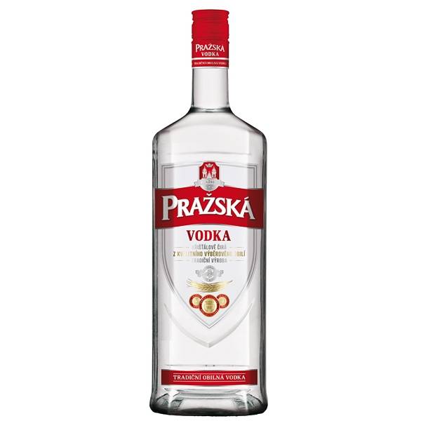 Vodka Pražská 37,5% 1l