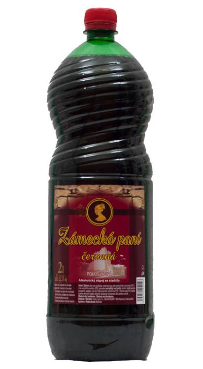 Zámecká Paní Červená PET 9,5% 2l