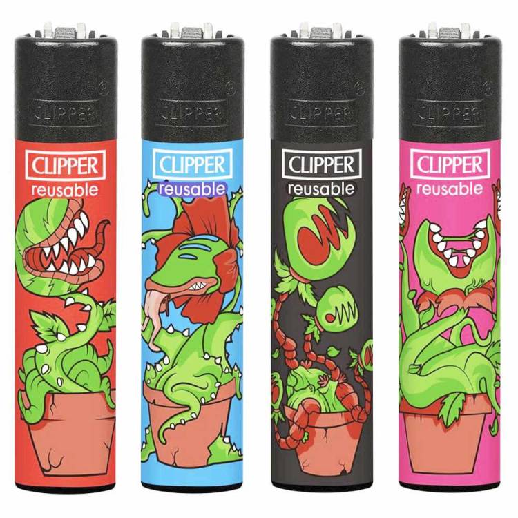 Zapalovač Clipper Evil Plants 24ks