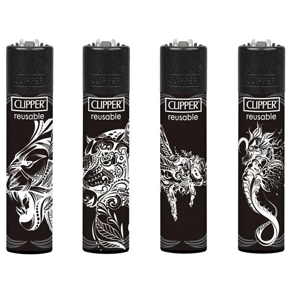 Zapalovač Clipper Tribal Ink 24ks