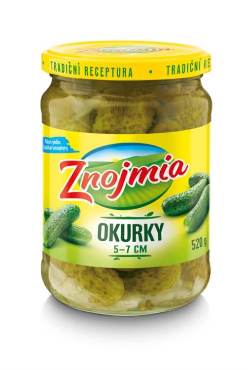 Znojmia Okurky 5-7cm 520g