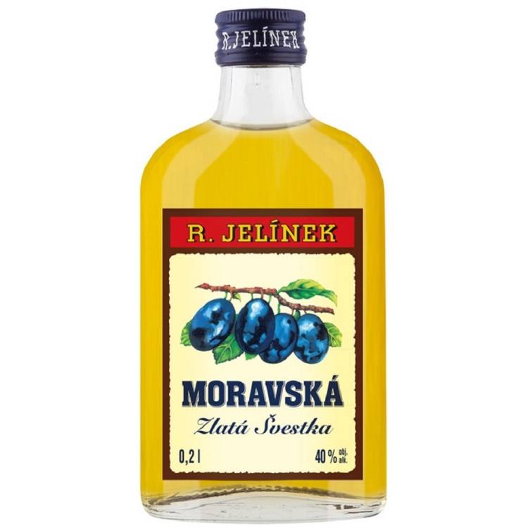 R. Jelínek Moravská Švestka Zlatá 40% 0,2l